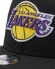 Immagine di NEW ERA - Cappello a visiera piatta nero con logo Lakers - 9 FIFTY