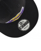 Immagine di NEW ERA - Cappello a visiera piatta nero con logo Lakers - 9 FIFTY