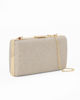 Immagine di MISS GLOBO- CLUTCH IN LUREX ORO CON  APERTURA IN METALLO