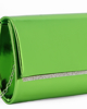 Immagine di MISS GLOBO -Bustina verde specchio con inserto strass