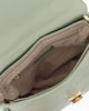 Immagine di LAURA BIAGIOTTI - Borsa verde con un manico di legno e patta