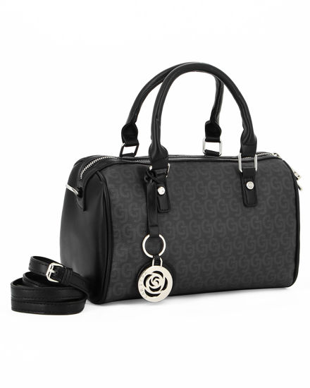 Immagine di CARRERA -  Bauletto nero loggato con ciondolo