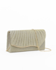 Immagine di DIVAS -  Pochette gold plissettata con glitter e patta