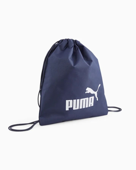 Immagine di PUMA - Sacca da palestra blu con logo bianco
