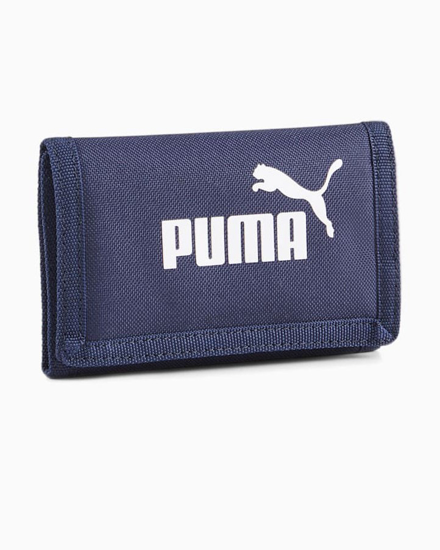 Immagine di PUMA - Portafoglio blu a strappo con logo bianco