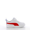 Immagine di PUMA - Sneaker da bambino bianca e rossa con strappo, numerata 20/27 - RICKIE AC INF