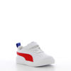 Immagine di PUMA - Sneaker da bambino bianca e rossa con strappo, numerata 20/27 - RICKIE AC INF