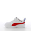 Immagine di PUMA - Sneaker da bambino bianca e rossa con strappo, numerata 20/27 - RICKIE AC INF