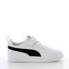 Immagine di PUMA - Sneaker da bambino bianca e nera con strappo, numerata 28/35 - RICKIE AC PS