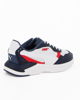 Immagine di PUMA - Sneakers bianca e blu con dettagli rossi e soletta in memory foam, numerata 36/39 - X RAY SPEED LITE JR