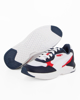 Immagine di PUMA - Sneakers bianca e blu con dettagli rossi e soletta in memory foam, numerata 36/39 - X RAY SPEED LITE JR