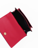 Immagine di CORTINA POLO STYLE - Tracolla rossa con patta e tasca frontale, dettaglio rivetti
