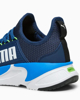 Immagine di PUMA - Sneaker slip op blu e bianca con soletta in memory foam, numerata 36/39 - SOFTRIDE PREMIER SLIP ON JR