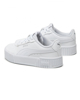 Immagine di PUMA - Sneaker da bambina bianca con dettagli argento, numerata 28/35 - CARINA 2.0 POP UP METALLICS PS