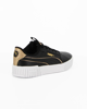 Immagine di PUMA - Sneaker nera con dettagli oro, numerata 36/39 - CARINA 2.0 POP UP METALLICS JR