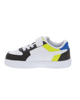Immagine di PUMA - Sneaker da bambino bianca e nera con dettagli colorati e strappo, numerata 20/27 - CAVEN 2.0 BLOCK AC INF