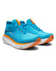 Immagine di ASICS - Scarpa da running uomo azzurra e arancione in maglia traspirante con ammortizzazione GEL - GEL NIMBUS 25