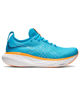 Immagine di ASICS - Scarpa da running uomo azzurra e arancione in maglia traspirante con ammortizzazione GEL - GEL NIMBUS 25