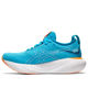 Immagine di ASICS - Scarpa da running uomo azzurra e arancione in maglia traspirante con ammortizzazione GEL - GEL NIMBUS 25