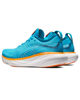 Immagine di ASICS - Scarpa da running uomo azzurra e arancione in maglia traspirante con ammortizzazione GEL - GEL NIMBUS 25