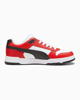 Immagine di PUMA - Sneaker da uomo in VERA PELLE bianca e rossa con logo nero - RBD GAME LOW