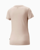 Immagine di PUMA - T shirt da donna rosa in cotone con logo bianco