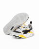 Immagine di PUMA - Sneaker da uomo bianca e nera con dettagli gialli - TRINITY