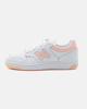 Immagine di NEW BALANCE - Snaker da donna in VERA PELLE bianca e rosa con soletta Ortholite - 480