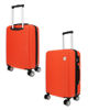 Immagine di COVERI COLLECTION - TROLLEY ARANCIONE IN ABS ONDULATO E RUOTE STACCABILI