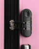 Immagine di COVERI COLLECTION - TROLLEY ROSA  IN ABS ONDULATO E RUOTE STACCABILI