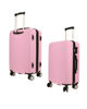 Immagine di COVERI COLLECTION - TROLLEY ROSA  IN ABS ONDULATO E RUOTE STACCABILI