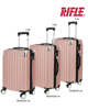 Immagine di RIFLE - TROLLEY ROSE GOLD IN ABS CON ANGOLI IN METALLO