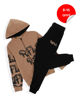Immagine di RIFLE - COMPLETO TUTA RAGAZZO MARRONE FULL ZIP