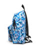 Immagine di EASTPAK - Zaino PADDED PAK'R azzurro stampa fiori con tasca frontale