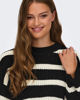 Immagine di JACQUELINE - MAGLIA PULLOVER A RIGHE NERO E BIANCO