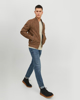 Immagine di JACK&JONES - GIUBBINO BOMBER COGNAC SCAMOSCIATO  DA UOMO