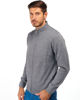 Immagine di BREZZA DI MARE - CARDIGAN GRIGIO MANICHE LUNGE CON RIGHE E ZIP