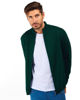 Immagine di BREZZA DI MARE - CARDIGAN VERDE MANICHE LUNGE CON RIGHE E ZIP