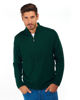 Immagine di BREZZA DI MARE - CARDIGAN VERDE MANICHE LUNGE CON RIGHE E ZIP
