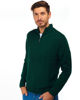 Immagine di BREZZA DI MARE - CARDIGAN VERDE MANICHE LUNGE CON RIGHE E ZIP
