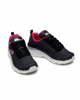 Immagine di SKECHERS - Fashion Fit - Bold Boundaries - Sneakers nera con dettagli fucsia e  soletta in memory foam