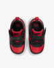 Immagine di NIKE - Sneaker da bambino rossa e nera con strappo, numerata 19,5/27 - COURT BOROUGH LOW RECRAFT TD