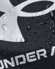 Immagine di UNDER ARMOR - Borsone nero impermeabile con tasca frontale e logo bianco