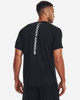 Immagine di UNDER ARMOR - T shirt da allenamento uomo nera in tessuto traspirante