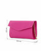 Immagine di ANNES NICOLE - Pochette fucsia con patta in vernice, MADE IN ITALY