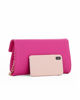 Immagine di ANNES NICOLE - Pochette fucsia con patta in vernice, MADE IN ITALY