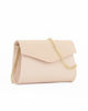Immagine di ANNES NICOLE - Pochette nude con patta in vernice, MADE IN ITALY