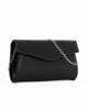 Immagine di ANNES NICOLE - Pochette nera con patta in vernice, MADE IN ITALY