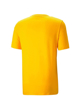 Immagine di PUMA - T shirt da uomo gialla in cotone con logo bianco e nero