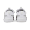 Immagine di PUMA - Sneaker da bambina bianca con logo argento glitter e doppio strappo, numerata 20/27 - MULTIFLEX GLITZ V INF